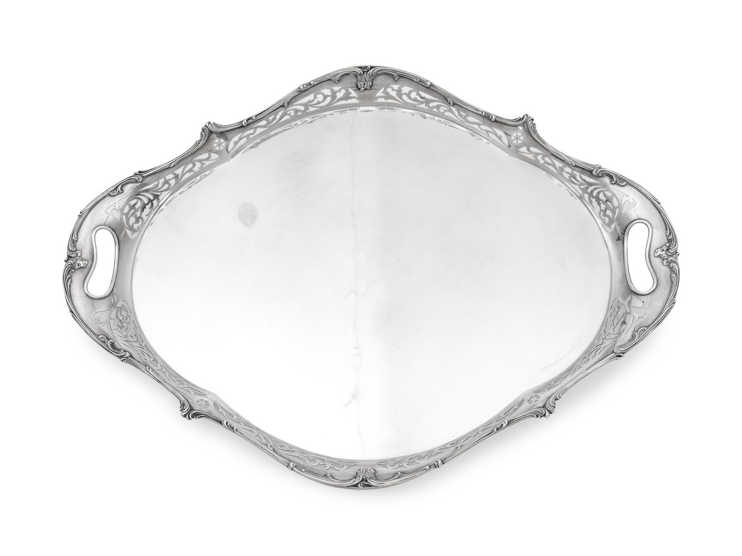 An American Silver Serving Tray — Gorham Mfg. Co., Providence, RI, 1874