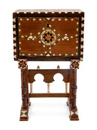 A Miniature Marquetry Vargueño