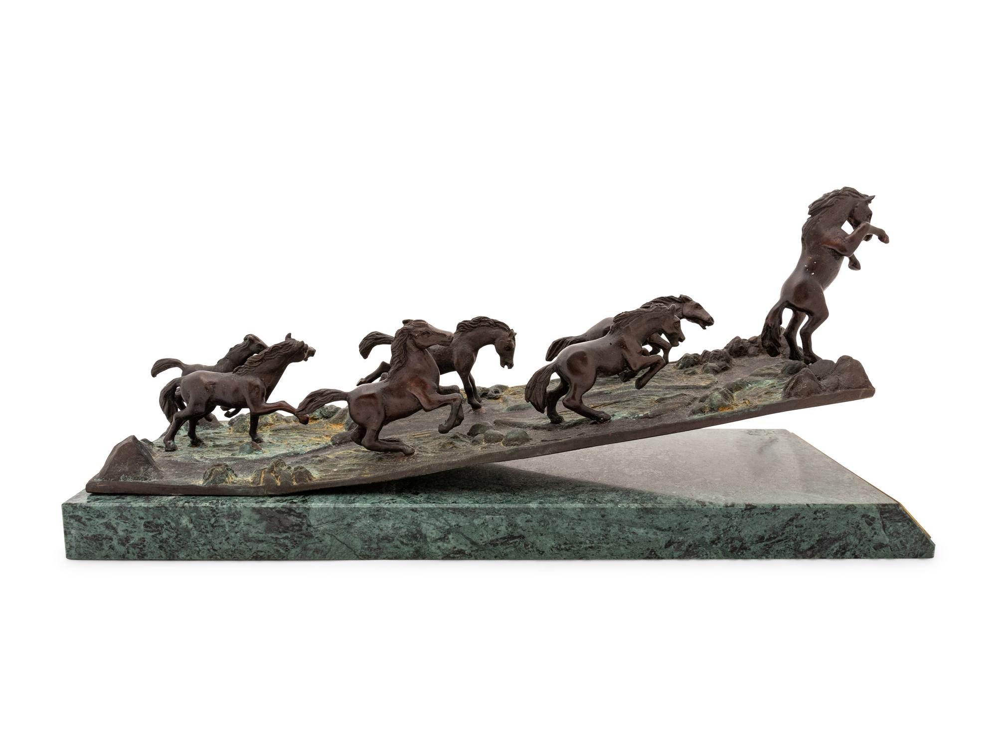 Bronze Model For Denver Broncos Fountain