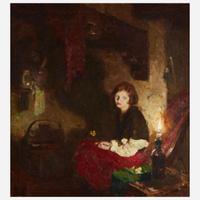 Dean Cornwell (American, 1892–1960) Her Teachers Remarked that Little Elfreda was Backward