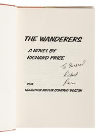 PRICE, Richard (b. 1949). A group of 5 works by Price, ALL FIRST EDITIONS, ALL SIGNED OR INSCRIBED, comprising: