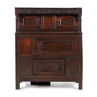 An English Oak Press Cupboard