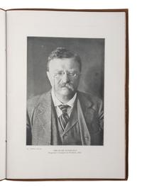 [ROOSEVELT, Theodore (1858-1919)]. A group of 8 items promoting Theodore Roosevelt, incl. campaign buttons and Second Progressive Convention program from Chicago, 1916.