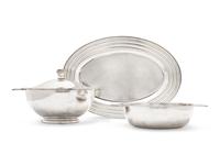 A Group of Christofle Silver Plate Servingwares