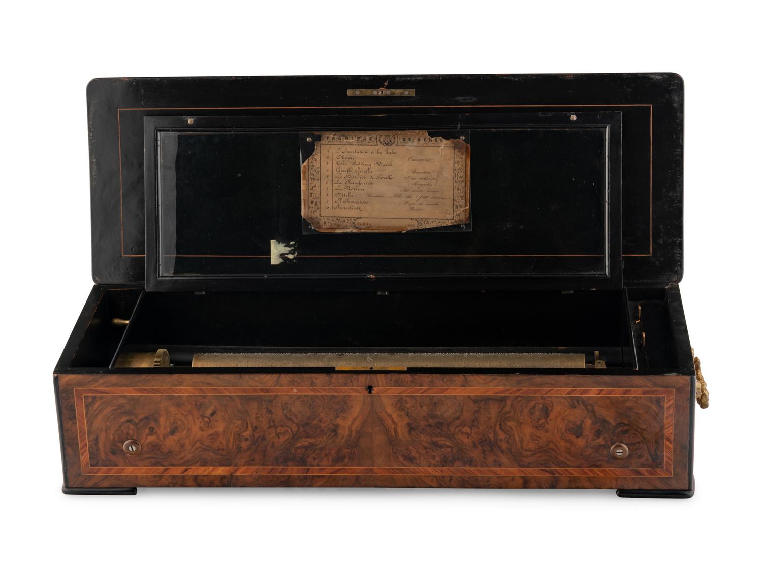 A Ten-Air Sublime Harmony Music Box