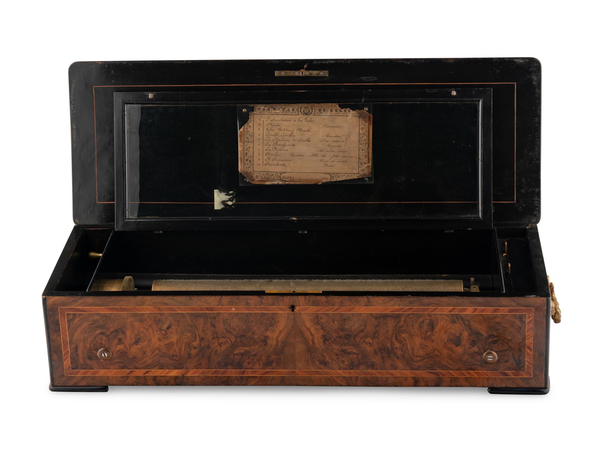A Ten-Air Sublime Harmony Music Box