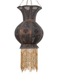 A Group of Three Syrian Brass Lanterns
