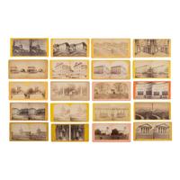[Early Photography] Group of 110 Stereoviews of Washington, DC, and Boston, incl. Landmarks and Monuments