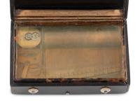 A Musical Snuff Box in a Gutta Percha Case