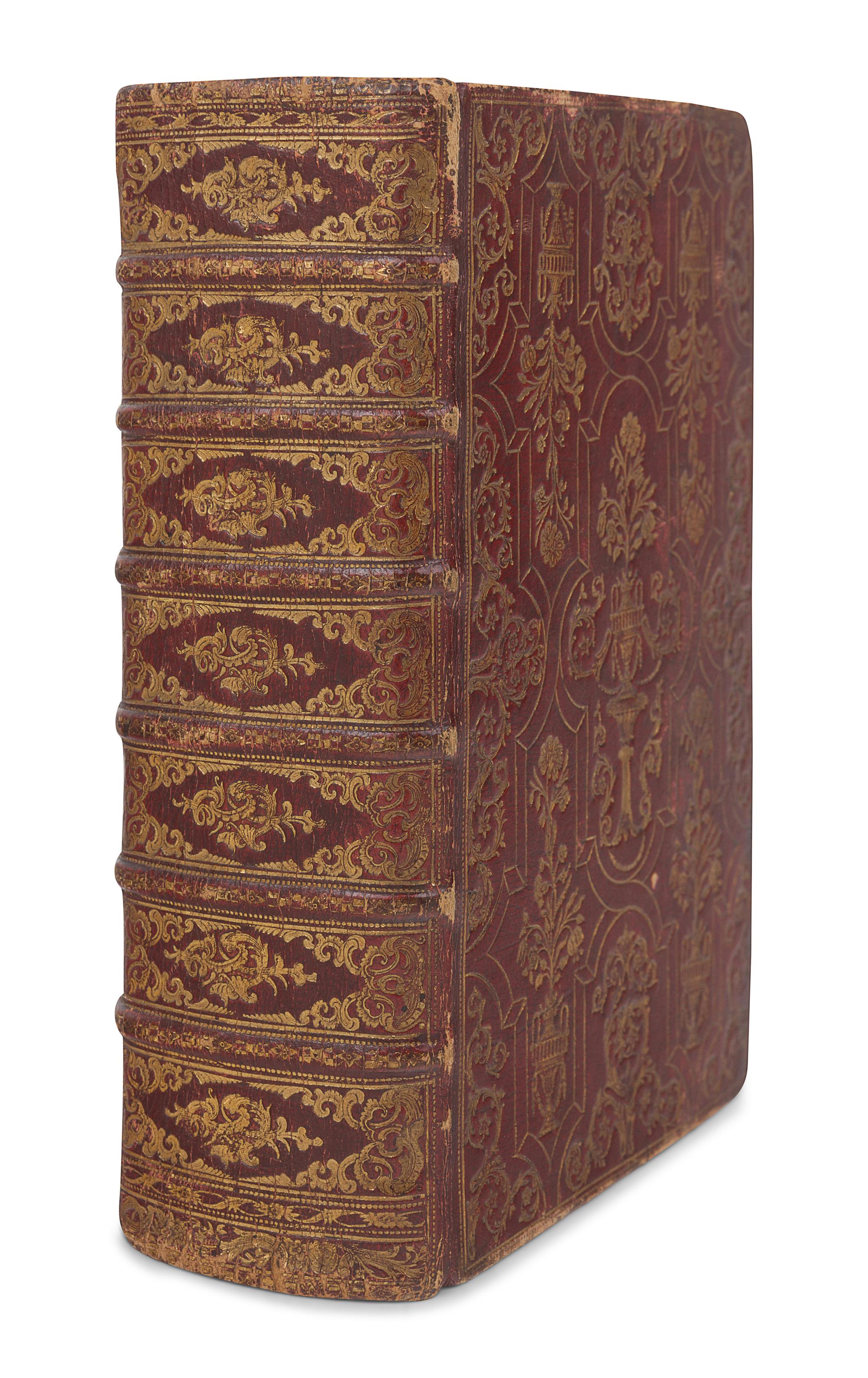BIBLE, in German. Biblia, Das ist: Die gantze Heilige Schrift altes und neues Testaments verteutschet durch D. Mart. Luth. Lüneburg: Johann Stern, 1707.