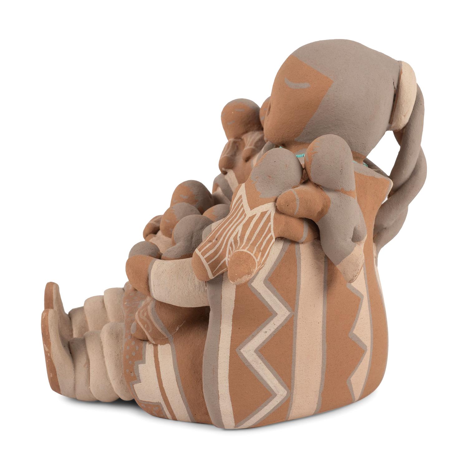 Pottery Storyteller, with Eight Children