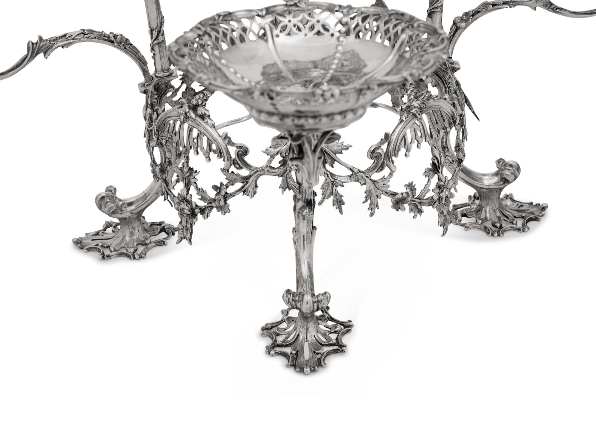 A George III Silver Epergne