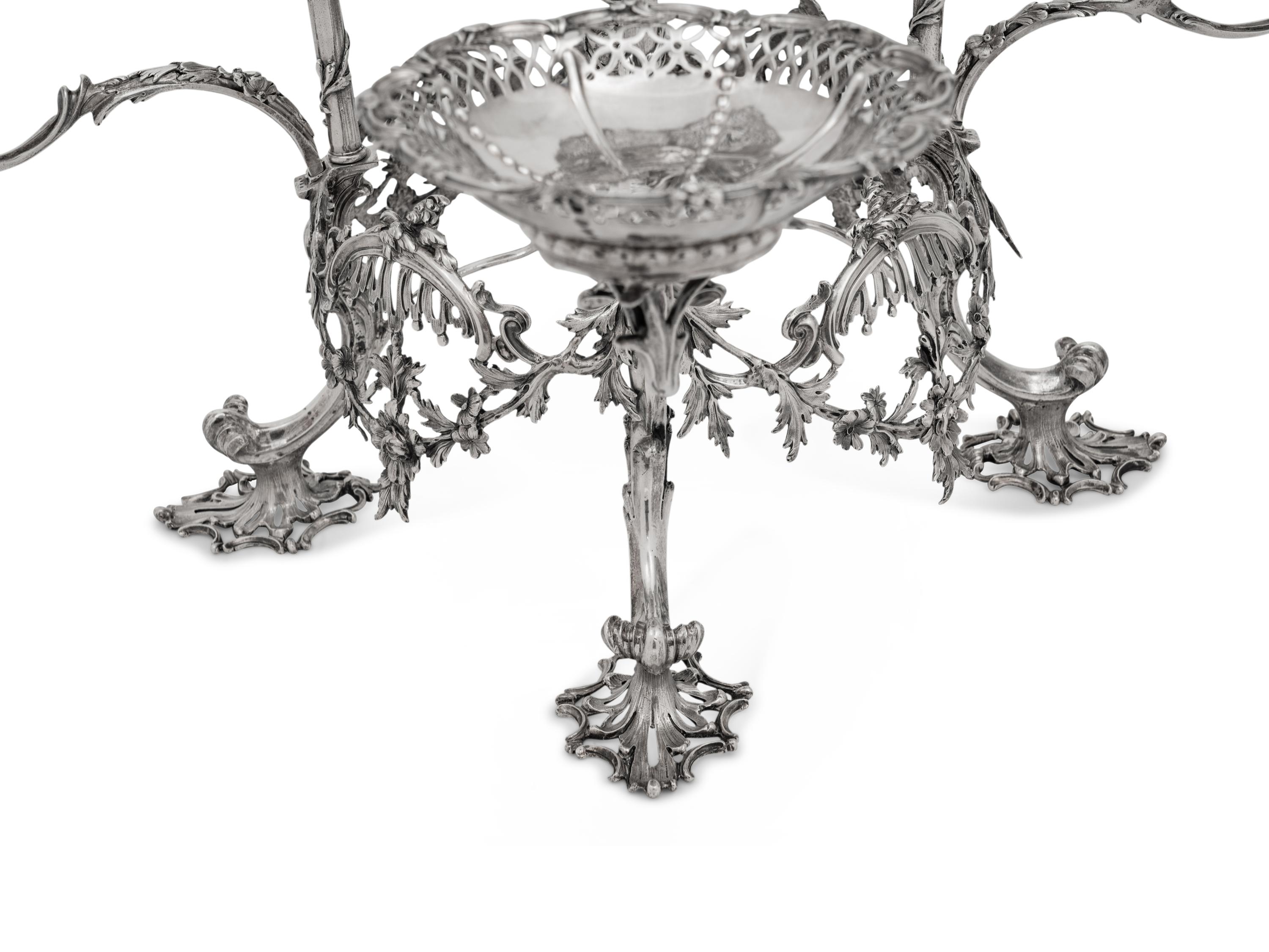 A George III Silver Epergne