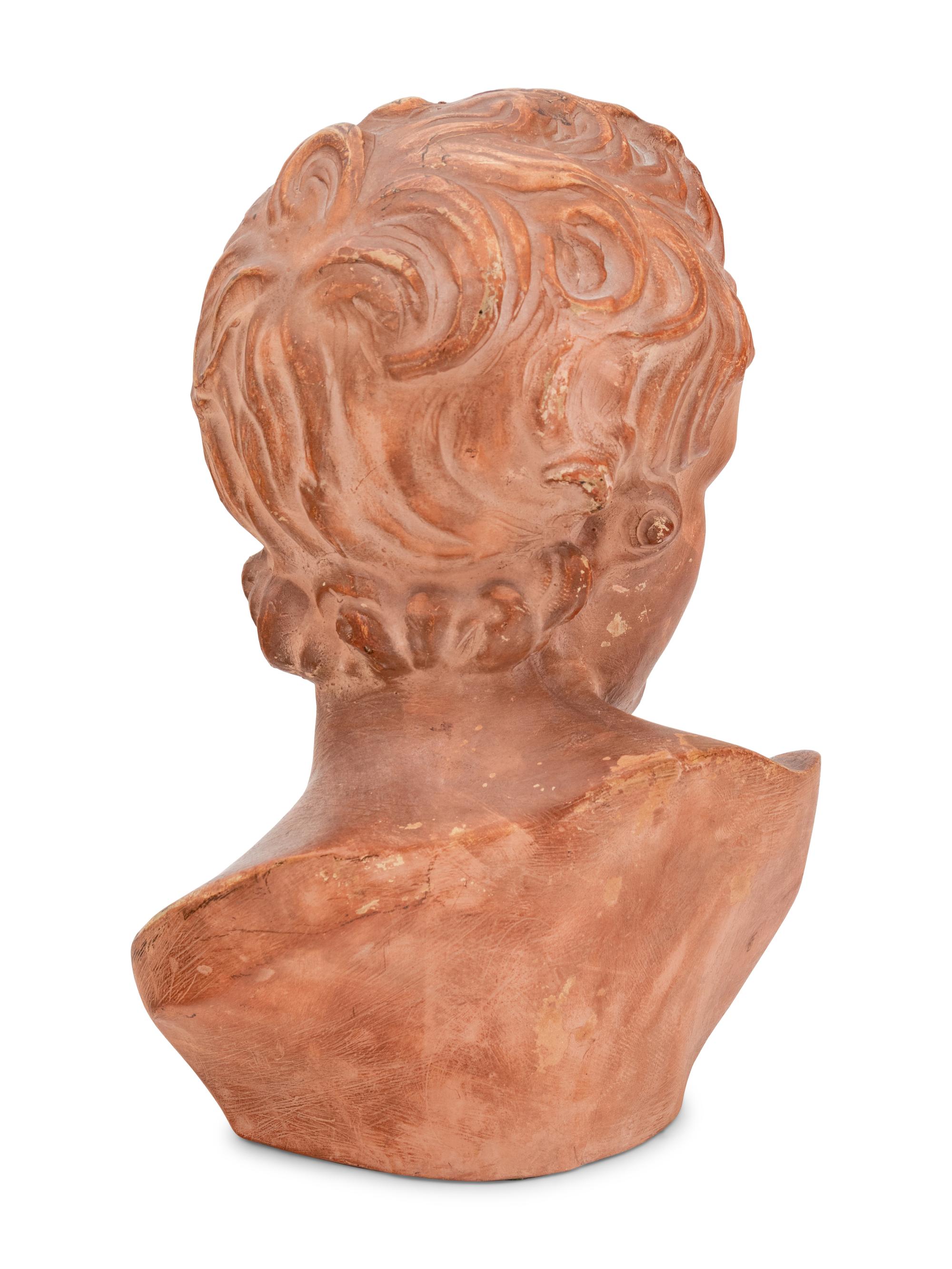 A Continental Terra Cotta Bust