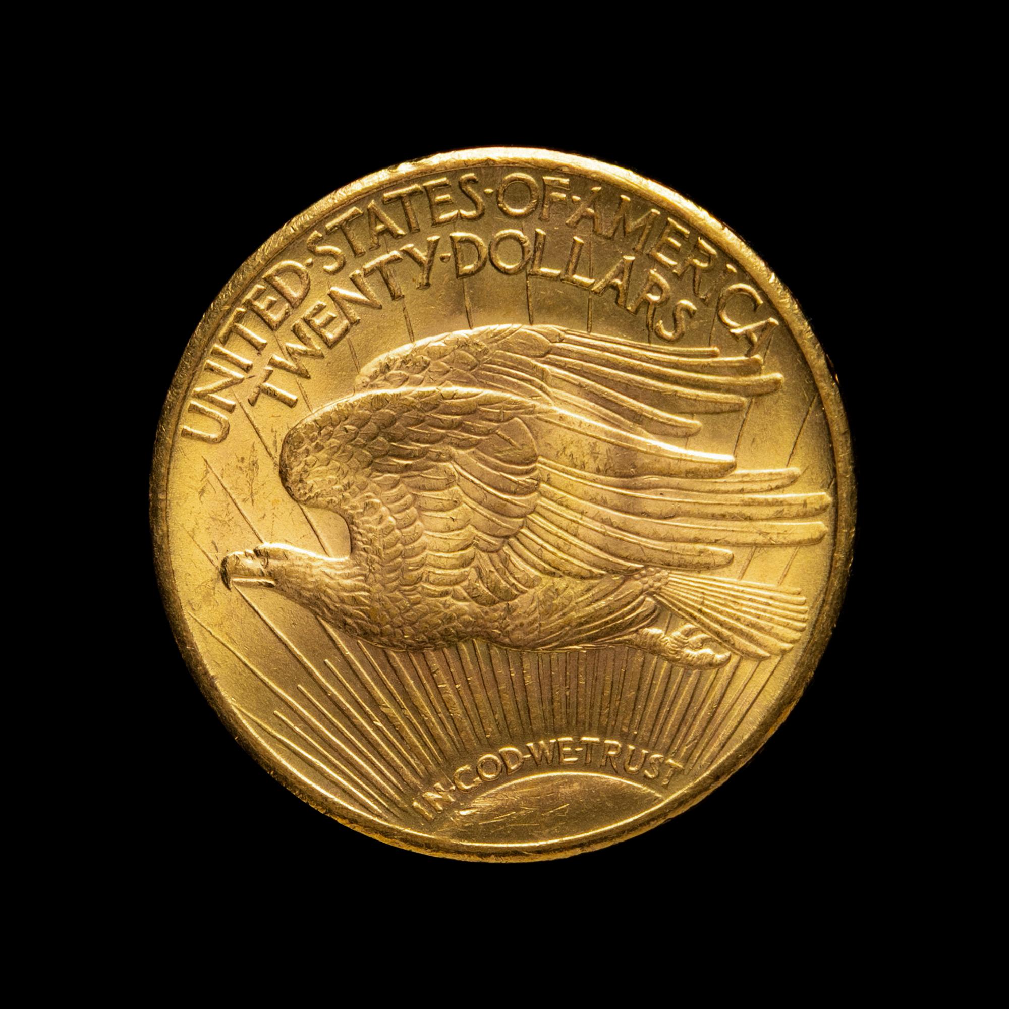 A 1924 Saint Gaudens $20 Gold Coin