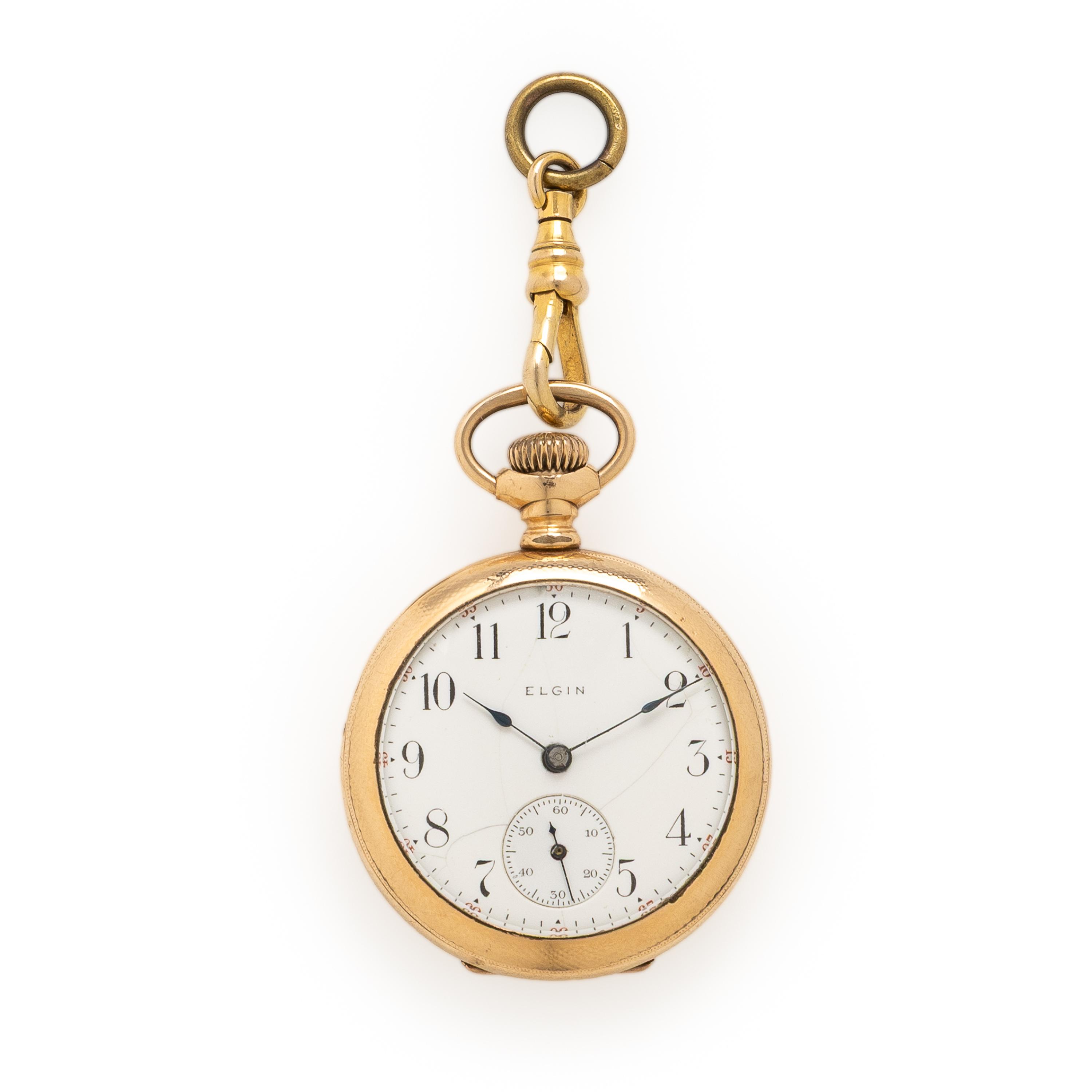 Elgin, Yellow Gold Pocket Watch