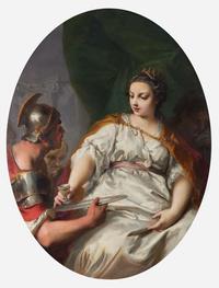 Attributed to Giovanni Antonio Pellegrini (Italian, 1675–1741) - Cleopatra and the Pearl