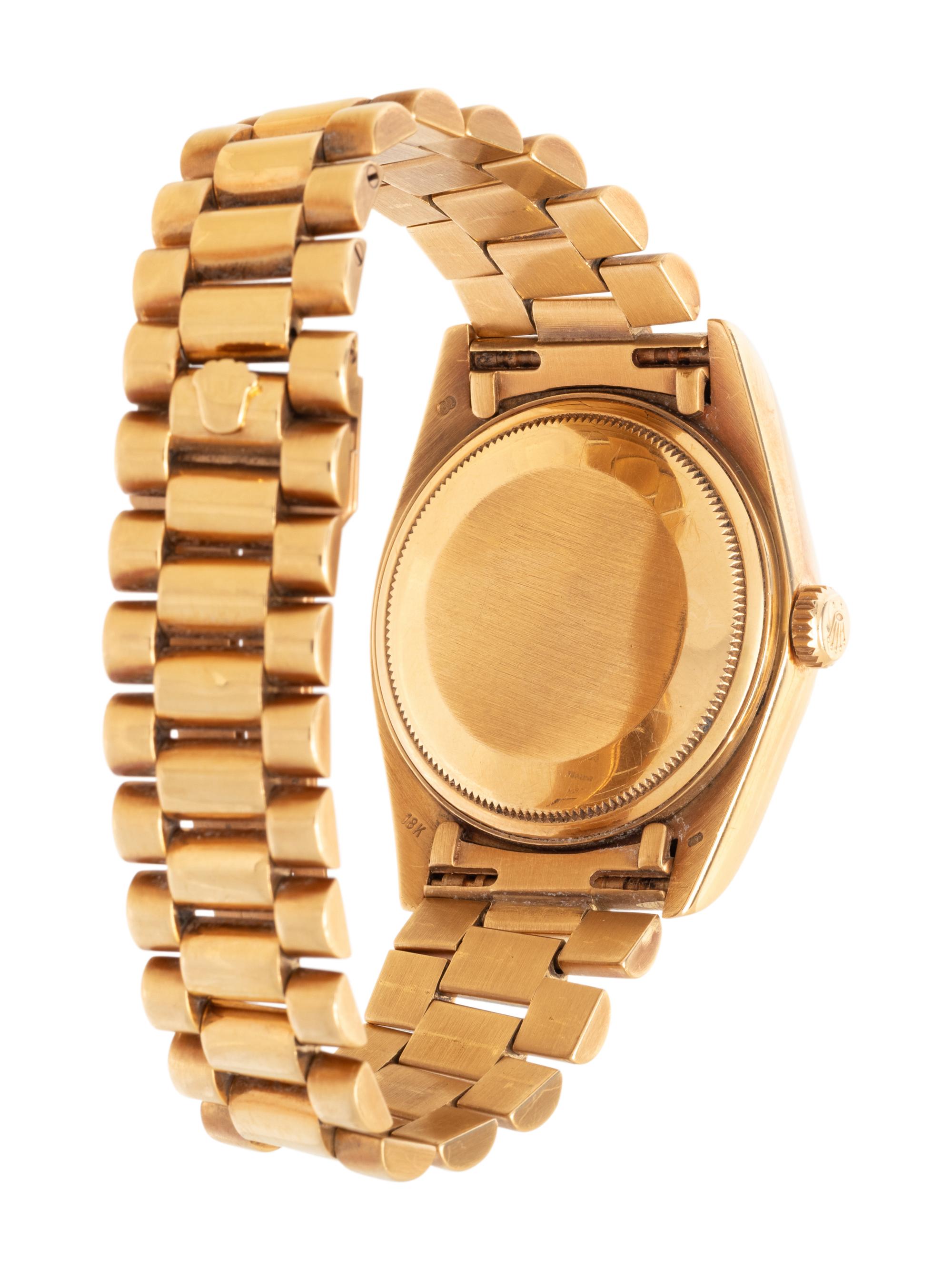 ROLEX, REF. 18038 18K YELLOW GOLD 'DAY-DATE' WATCH