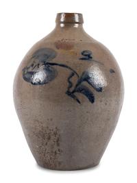 An Ohio Two Gallon Cobalt Decorated Stoneware Jug