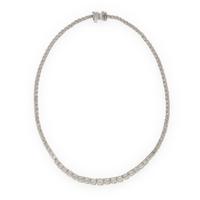 DIAMOND AND PLATINUM RIVIÈRE NECKLACE