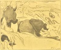 Les Laveuses from La Suite Volpini , 1889