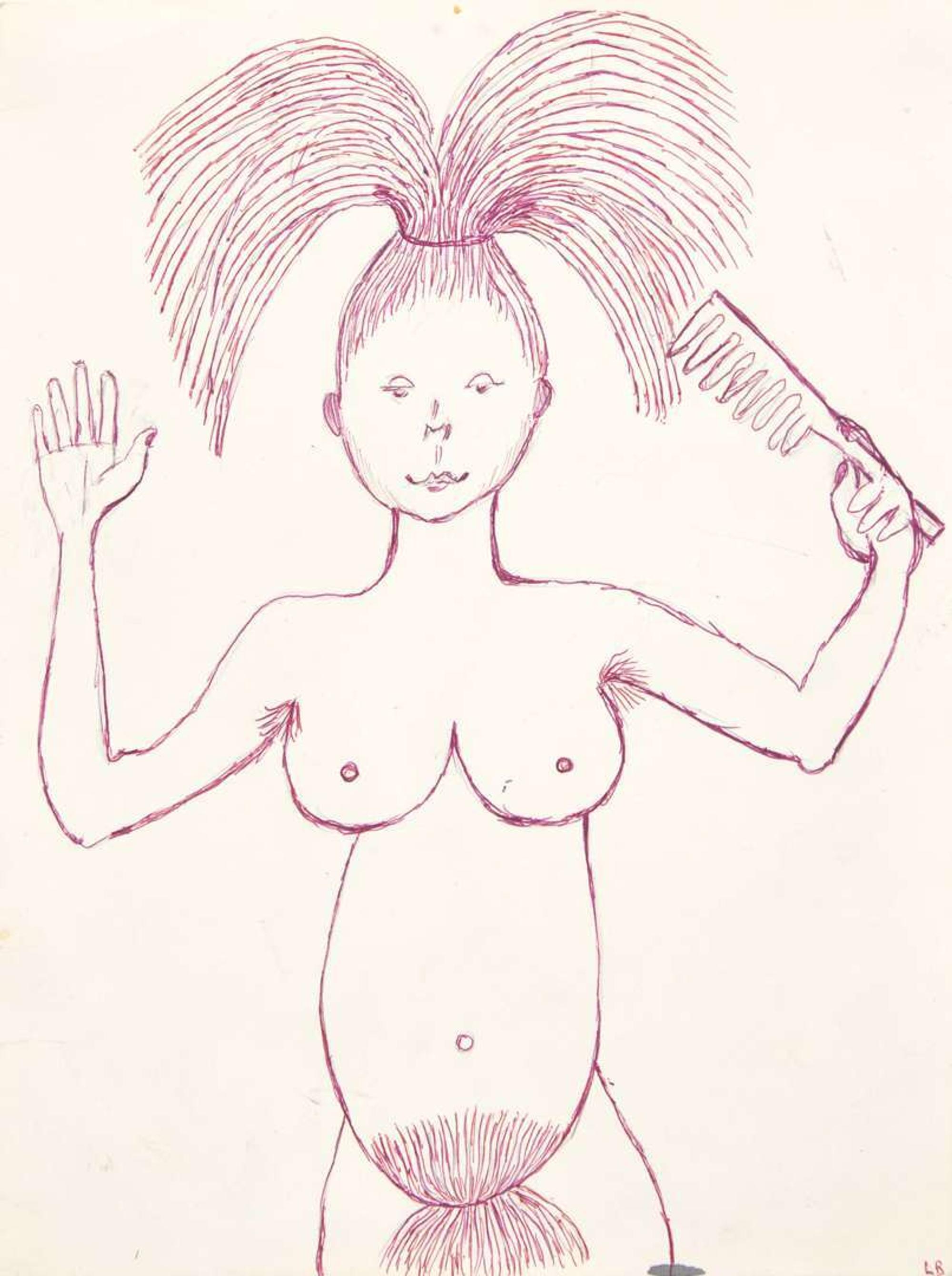 Louise Bourgeois (American/French, 1911-2010) - Stay Out of My Hair