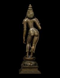 An Indian Bronze Figure of Parvati