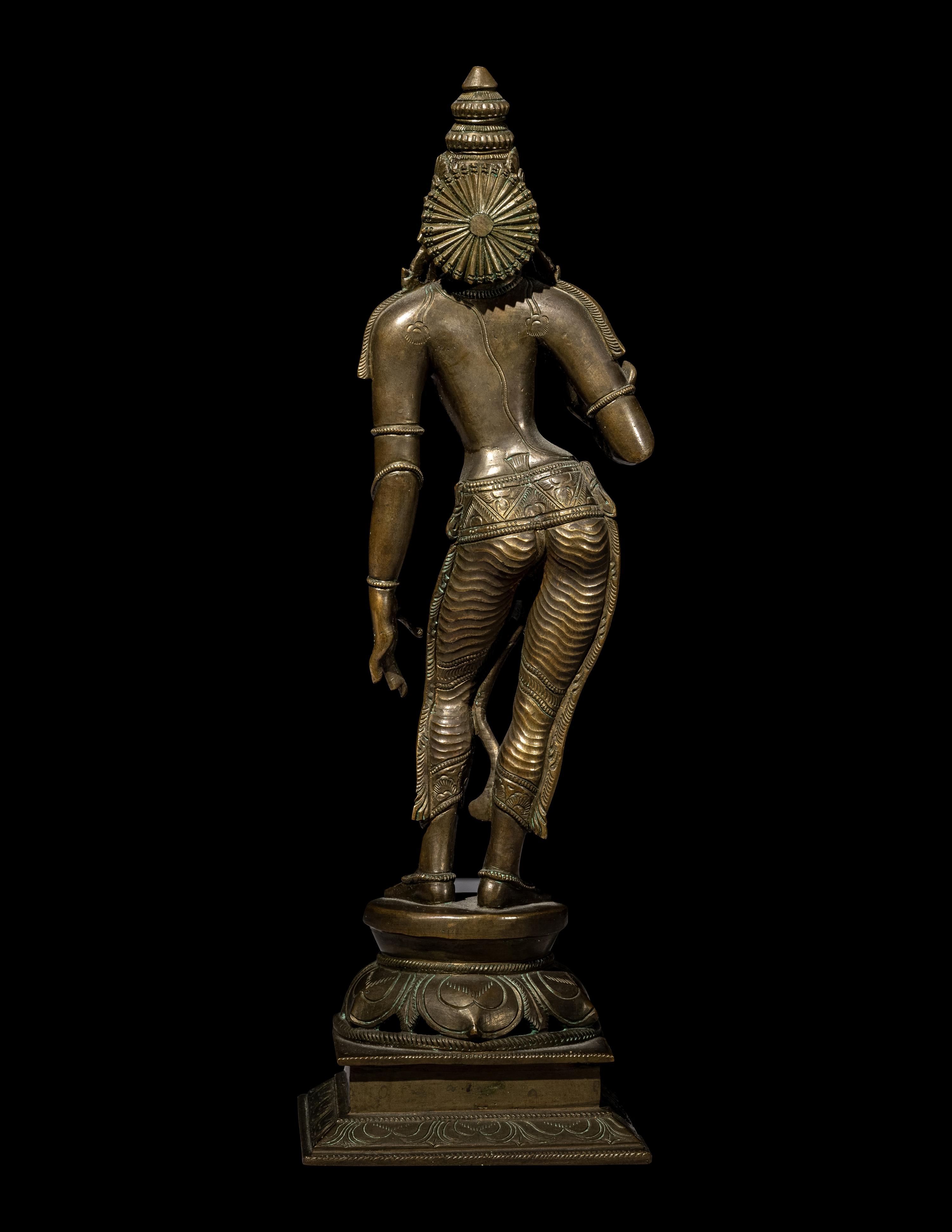 An Indian Bronze Figure of Parvati
