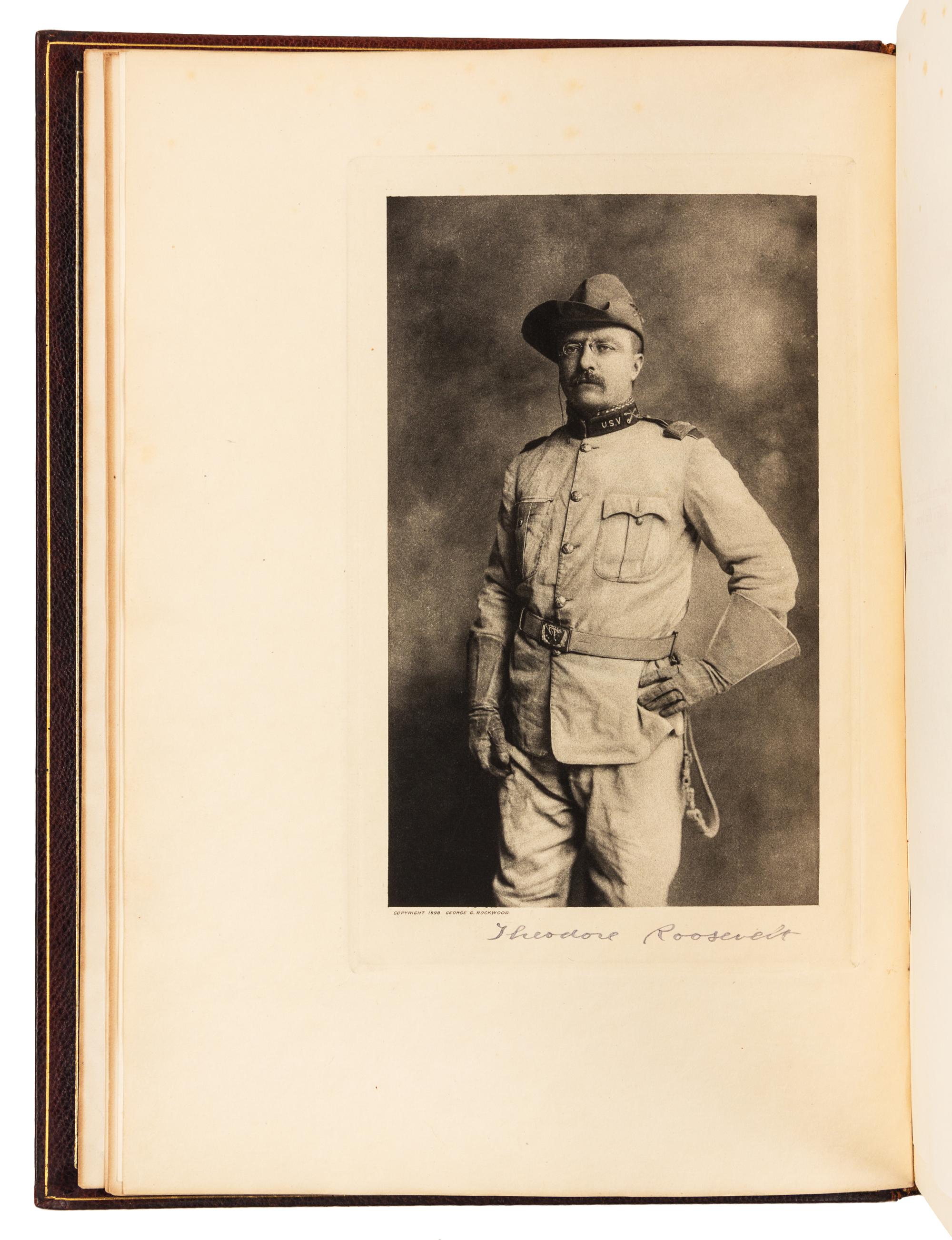 ROOSEVELT, Theodore. Big Game Hunting in the Rockies and on the Great Plains. New York: G.P. Putnam's sons 1899. LIMITED EDITION.