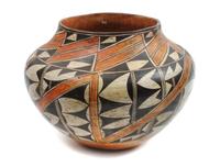 Acoma Pottery Jar Height 10 x diameter 12 inches — Circa 1920
