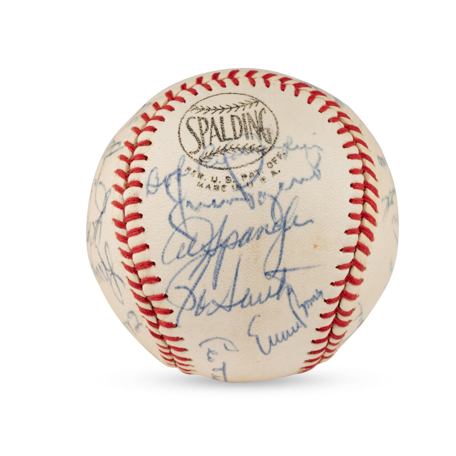 A 1969-70 Chicago Cubs Team Signed Autograph Baseball