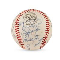 A 1969-70 Chicago Cubs Team Signed Autograph Baseball