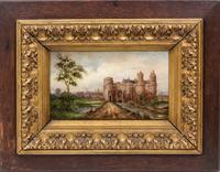 H. Hossent, (19th/20th century), Landscape with Castle