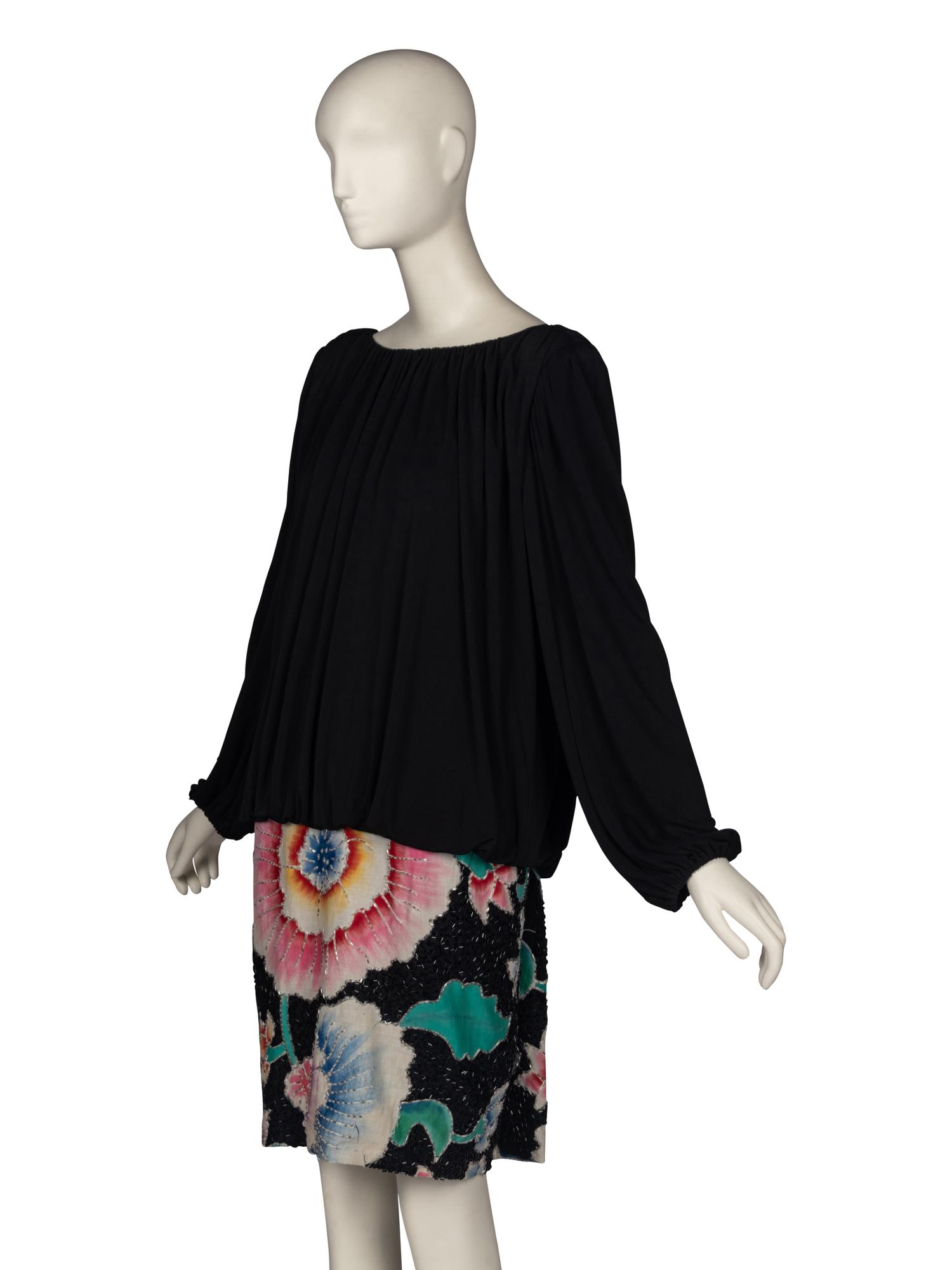 Bob Mackie Dress with Beaded Floral Detail