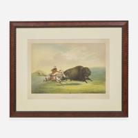 George Catlin (American, 1796-1872) Catlin's North American Indian Portfolio: Hunting Scenes and Amusements of the Rocky Mountains and Prairies of America