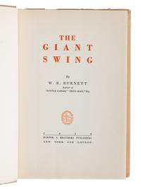 BURNETT, W. R. (1899-1982). The Quick Brown Fox . New York: Alfred A. Knopf, 1942. 8vo. Original cloth; publisher’s dust jacket. FIRST EDITION, BIBLIOGRAPHER ADRIAN GOLDSTONE’S COPY with his bookplate. A FINE ASSOCIATION.