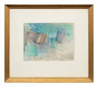 Untitled (Green and Blue Abstraction)