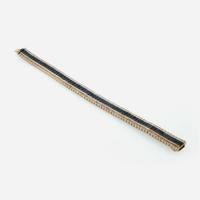 Sapphire, Diamond, and 18K Yellow Gold Invisible Set Bracelet