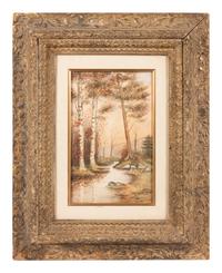 River Encampment Scene