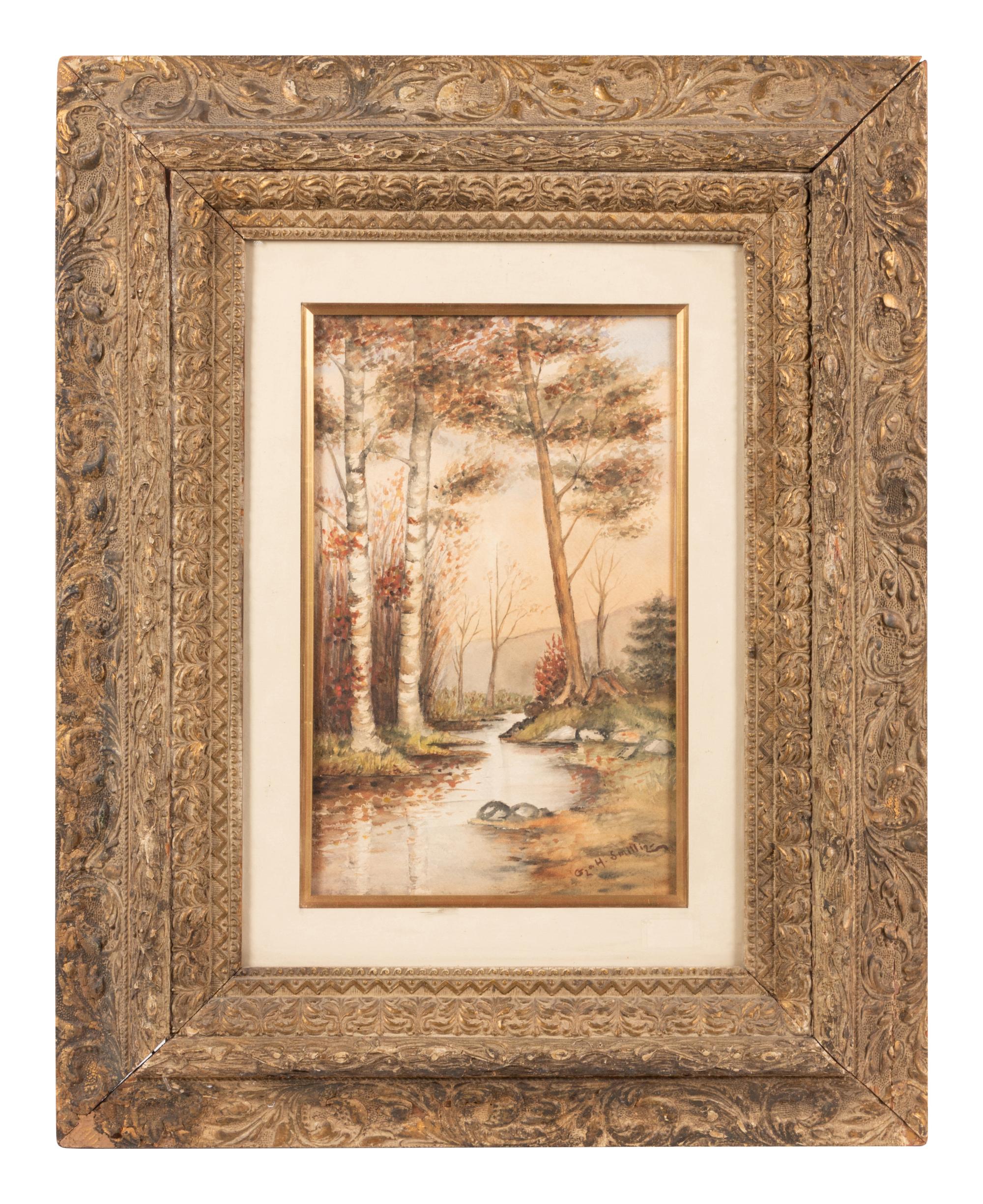 River Encampment Scene