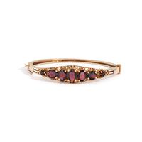 GARNET BANGLE BRACELET