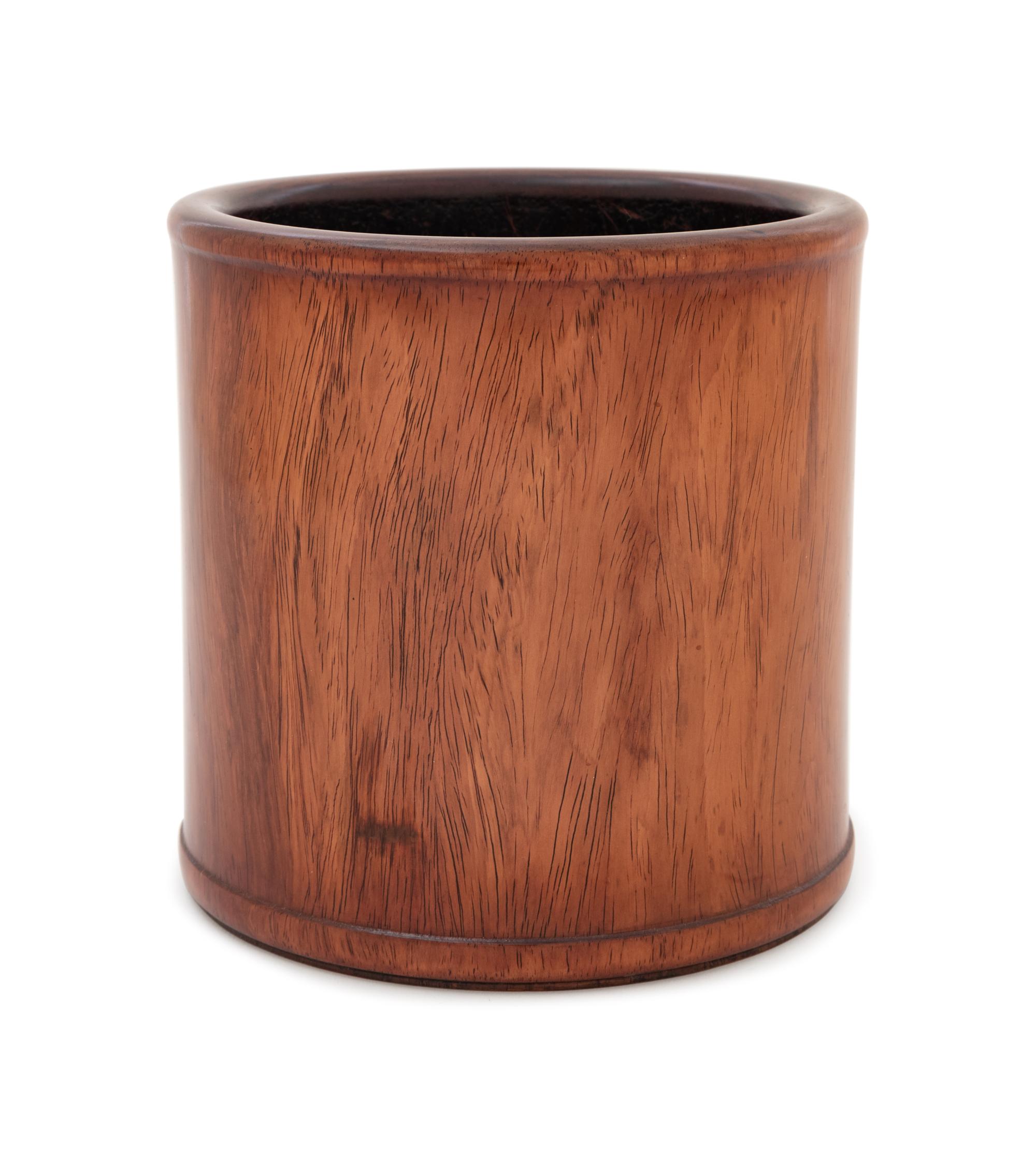 A Huanghuali Brushpot, Bitong