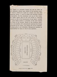 A Super Bowl II Ticket Stub