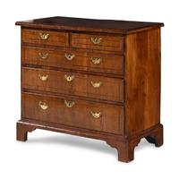A George II Walnut Chest of Drawers
