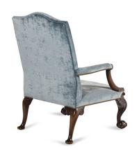 A George II Style Mahogany Library Armchair