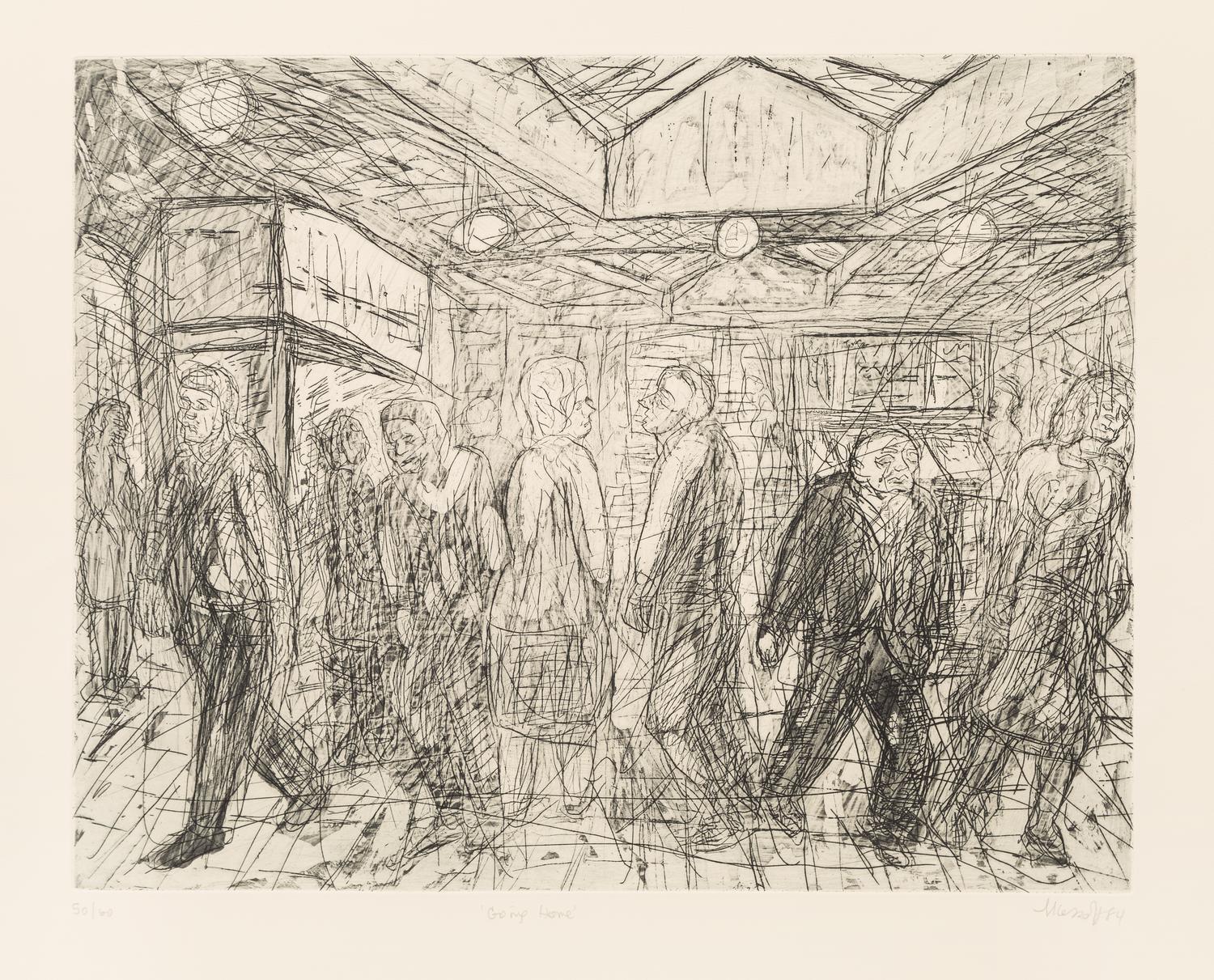 Leon Kossoff, (British, b. 1926), Going Home, 1984
