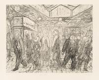 Leon Kossoff, (British, b. 1926), Going Home, 1984