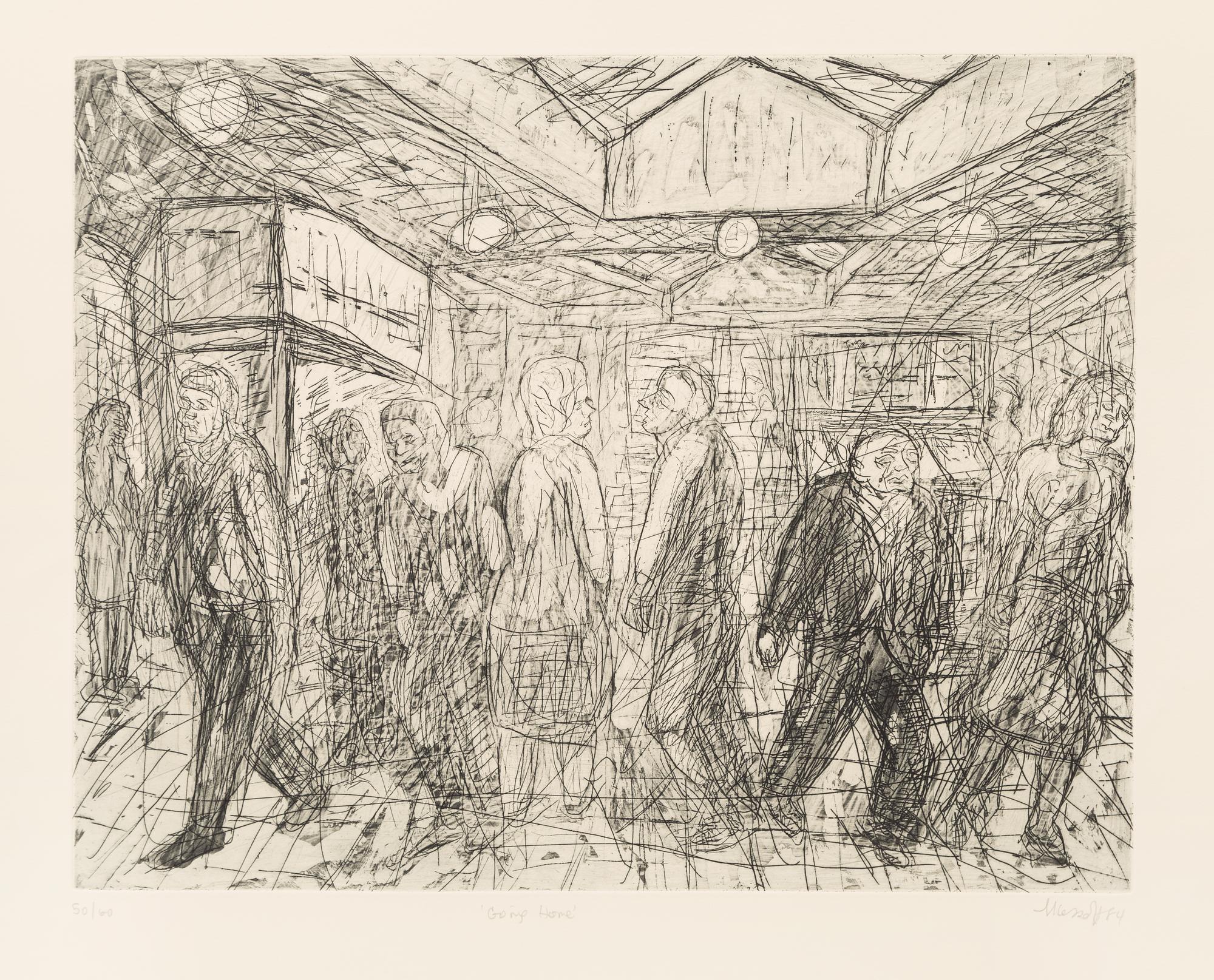 Leon Kossoff, (British, b. 1926), Going Home, 1984