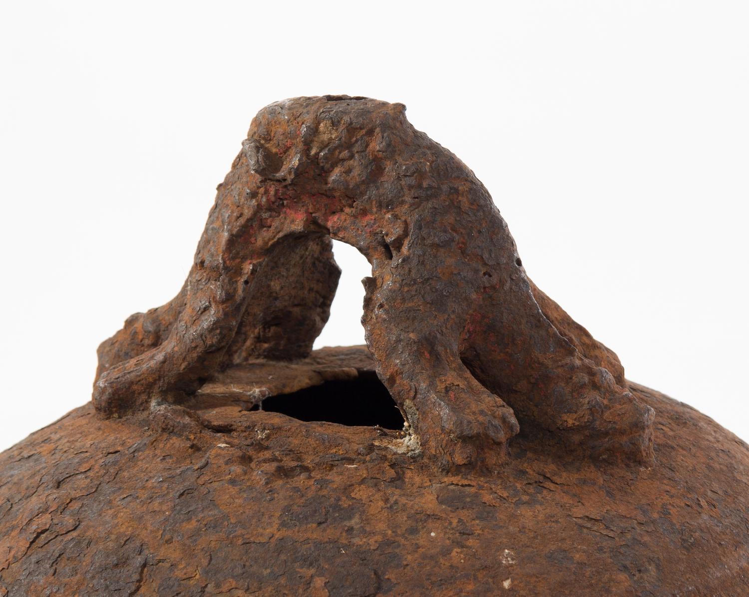 A Large Chinese Iron Bell CHENGHUA PERIOD Height 27 1/2 inches. — CHENGHUA PERIOD
