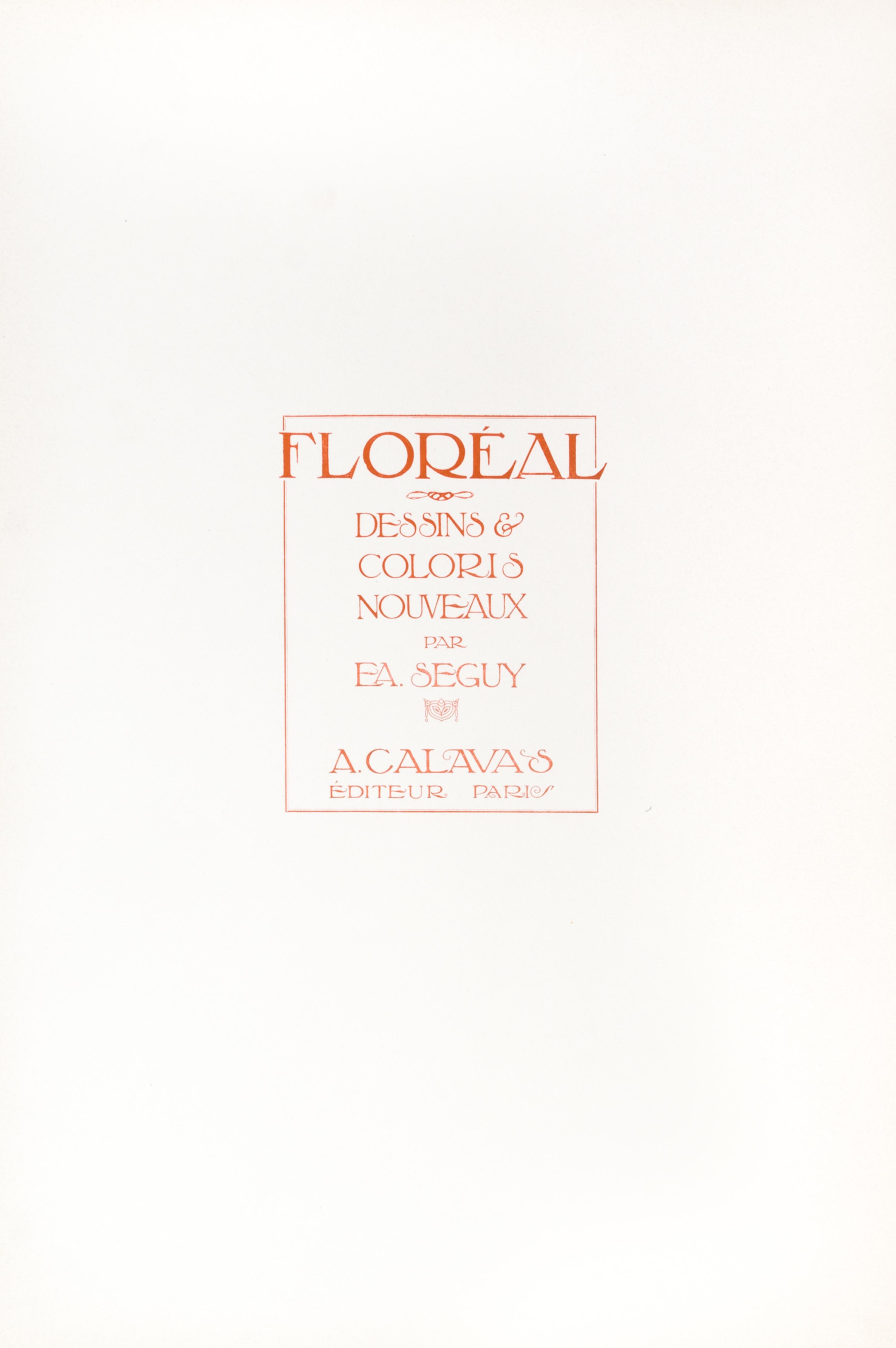 SEGUY, EUGENE ALAIN. Floreal: Dessins & coloris nouveaux. Paris, n.d. [c. 1925]